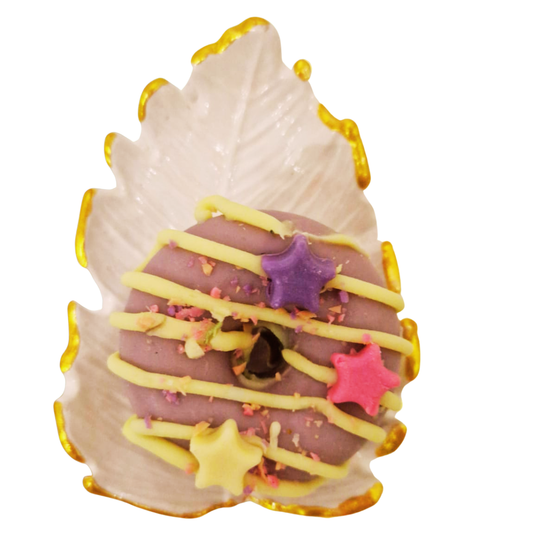 Jabonera de cerámica "Hoja Nido"