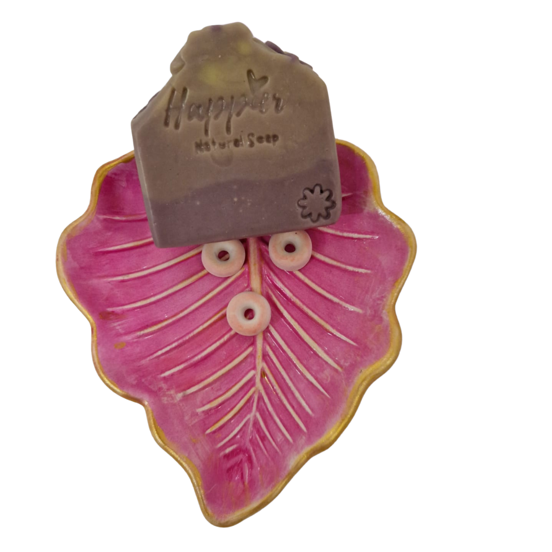 Jabonera de Cerámica "ESENCIA ROSA"