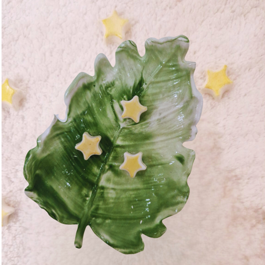 Jabonera de Cerámica "Hojas de otoño"