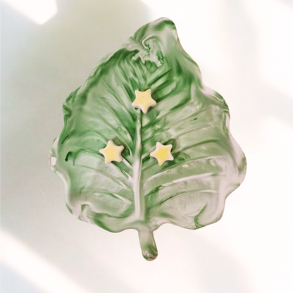 Jabonera de Cerámica "HOJA VIVA"